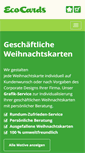 Mobile Screenshot of eco-weihnachtskarten.de
